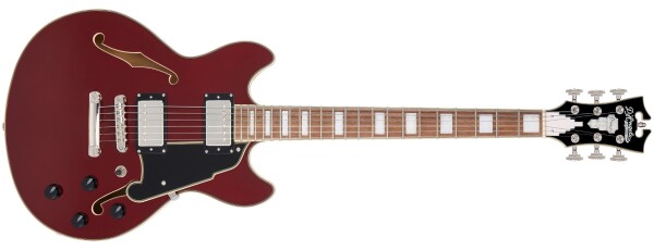 D'Angelico Premier Mini DC Burnt Red