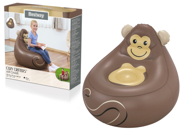 Bestway Bestway Nafukovací křeslo pro nejmenší opice 72x72x64 cm
