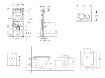 GEBERIT - Duofix Set předstěnové instalace, klozetu Oudee a sedátka softclose, tlačítko Sigma20, bílá/chrom SANI11CA31129