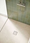 HANSGROHE - RainDrain Point Podlahová vpust, 10x10 cm, kartáčovaná nerezová ocel 56247800