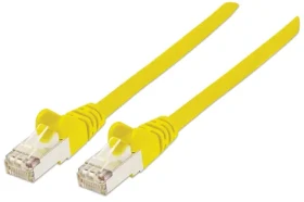 Intellinet Cat6A žlutá / Patch kabel / S/FTP / LSZH / RJ-45 / 0,5 m (350464)