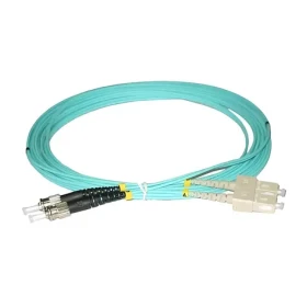 XtendLan FO patch ST-SC / Optický patch kabel / 1 m / OM3 50/125 / Duplex / LS0H (FOP-STSC-D-1-50-OM3)