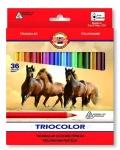 KOH-I-NOOR Triocolor 3145 / Trojhranná pastelka / cedrové dřevo / 36 ks (3145)