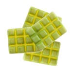 Dortisimo Čokoládová dekorace Tabulka čokolády zelená (10 ks)