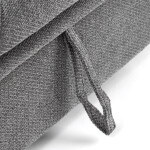 Rozkládací křeslo, šedá, látka, ASB-C3410 GREY2