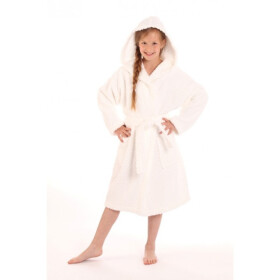 Dětský župan Athena bílý kapucí model 17058147 dětské Dětský župan kapucí bílá 0100 Vestis