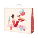 Dárková taška velká - Jóga s pejskem (32,4 × 12,7 × 26 cm) - Albi