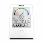 Mebus 11130 Thermo-Hygrometer bílá / Vnitřní teploměr / Vnitřní vlhkoměr / 2 x AA (11130)