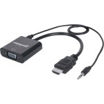 Renkforce RF-5234038 USB-C® / HDMI kabelový adaptér [1x USB-C® zástrčka - 1x HDMI zásuvka] černá stínění pletivem 0.15 m