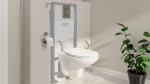 GROHE - Solido Předstěnový instalační set pro závěsné WC, ovládací tlačítko Even, chrom 39930000
