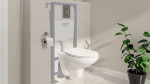 GROHE Solido Set předstěnové instalace, klozetu sedátka Ceramic, softclose, tlačítko Even, chrom