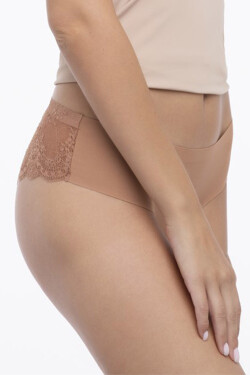 Julimex Tanga panty barva:carmel XL