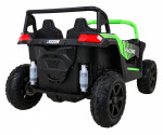 Mamido Dětské elektrické autíčko Buggy UTV Strong 24V nafukovací kola zelené