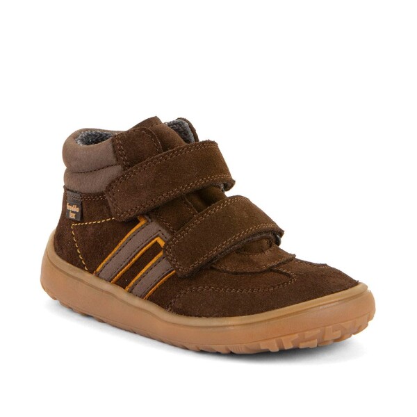 Dětské celoroční kotníkové barefoot boty F-MOTION TEX DARK BROWN Froddo G3110285-3 - 34