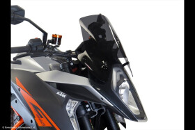Ktm 1290 Super Duke GT 16-18 Adventure Sports plexi štít Powerbronze 260 mm - tmavě zelená