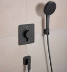 HANSGROHE - Ecostat Comfort Q Termostatická baterie pod omítku, kartáčovaný černý chrom 33712340