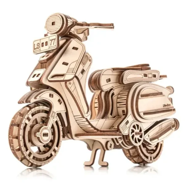 Little Story 3D dřevěná skládačka Sting Scooter