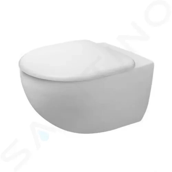 DURAVIT - Architec Závěsné WC se sedátkem SoftClose, Rimless, bílá 45720900A1