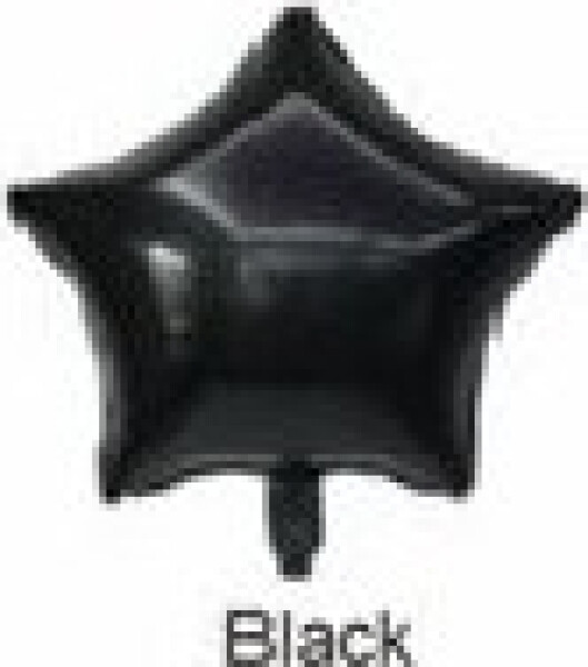 Fóliový balónek Hvězda černá - Moje party