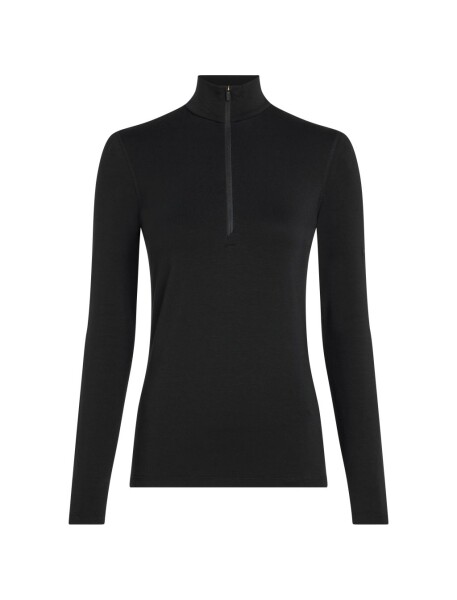 ICEBREAKER Wmns Core Heavyweight LS Half Z, Black (vzorek) velikost: S