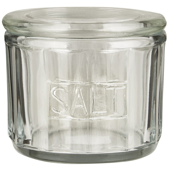 Ib Laursen Skleněná dóza na sůl Clear Glass, čirá barva, sklo