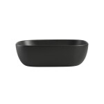INVENA - Umyvadlo na desku westa 45,5x33 cm obdélníkové, černý polomat; CE-24-005-W