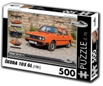 RETRO-AUTA Puzzle č. 72 Škoda 105 GL (1981)