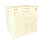 Zahradní úložný box 56x43x53cm, plast, béžová, AZB-G2035 CRM