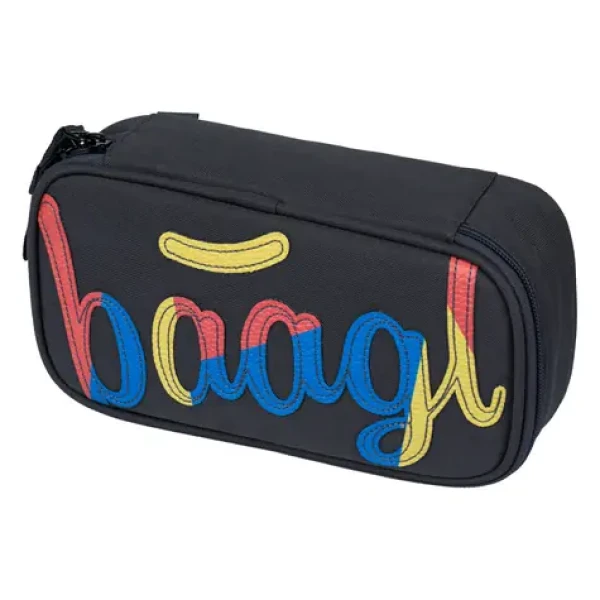 BAAGL Školní penál etue Skate Logo Mix / 23×12x5 cm (A-35025)