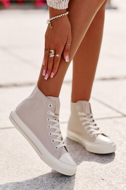 Dámské Tenisky Zateplené Z Eko Kůže Růžové Big Star OO274933 38