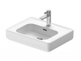 DURAVIT - Soleil by Starck Umyvadlo na desku 56x44 cm, s přepadem, otvor pro baterii, bílá 2378560027