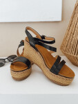 Dámské sandály SUMMERUP černé FashionStreet ZY0988 39