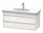 DURAVIT - Ketho Umyvadlová skříňka 48x100x46 cm, 2 zásuvky, lesklá bílá KT664802222