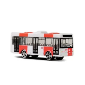 RAPPA 241107 Kovový autobus PID Praha červený 8 cm
