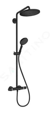 HANSGROHE - Croma Select S Sprchový set Showerpipe 280 s termostatem, EcoSmart, matná černá 26891670