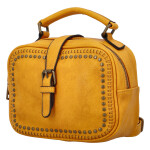 Krásná koženková crossbody kabelka Espaňa, žlutá