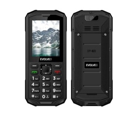 EVOLVEO StrongPhone X5, vodotěsný odolný Dual SIM telefon, černo-šedá EDF_547104