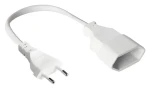 Good Connections Euro prodlužovací kabel bílý / Prodlužovací kabel / 1 m / 250 V / VDE (P0300-W010)