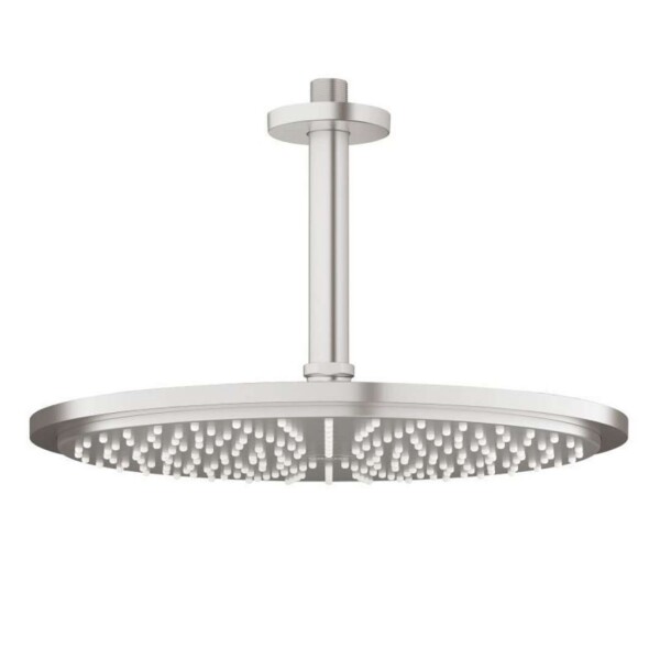 GROHE - Rainshower Hlavová sprcha Cosmopolitan, průměr 31 cm, stropní výpusť 14 cm, supersteel 26067DC0