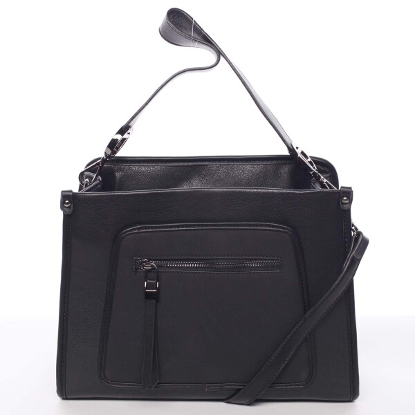 Pevná dámská kabelka Karmen, černá