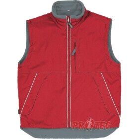 Vesta oboustranná WINGS červeno-šedá S červeno-šedá