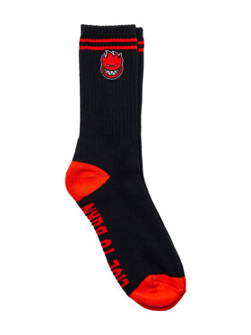 Spitfire BIGHEAD FILL EMB BLACK/RED pánské kvalitní ponožky