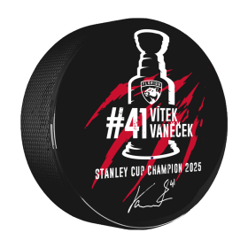 Puk Vítek Vaněček #41 Stanley Cup Champion 2025 Florida Panthers