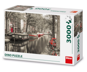 Puzzle Kanál v Amsterdamu 3000 dílků