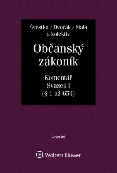 Občanský zákoník, Svazek
