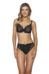 Dámské brazilky 2104/b Yasemin black - AVA černá 3XL