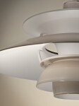 Louis Poulsen Závěsná lampa PH 5 Ø320 Opal Beige, béžová barva, plast