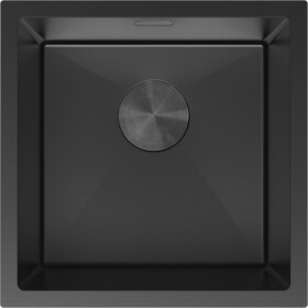 MEXEN - Trixo ocelový dřez 1-bowl 440 x 440 mm, černá 6413441000-70