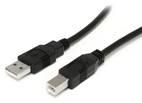 StarTech USB2HAB30AC černá / Kabel USB-A na USB-B / aktivní / 9 m / USB 2.0 (USB2HAB30AC)