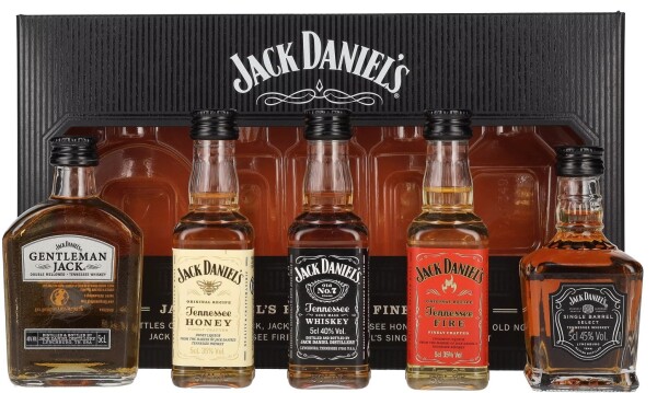 Jack Daniel's Family of Spirits Pack 5 x 40% 0,05 l (Sada)